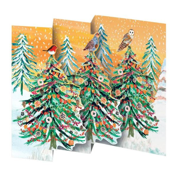 Winter Solstice Tree Trifold Christmas Card Pack