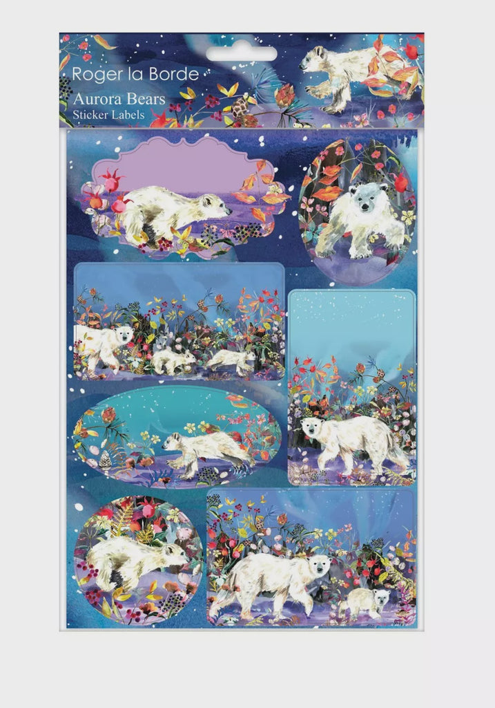 Aurora Bears Sticker Labels