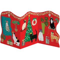 Cozy Cats Trifold Advent Calendar
