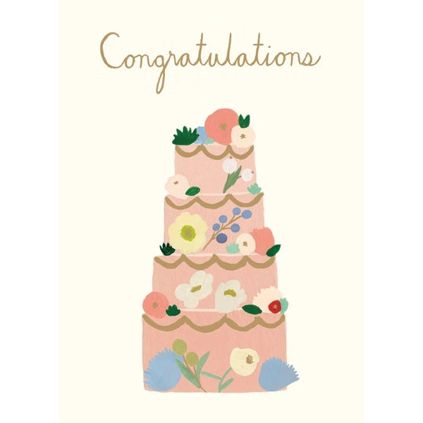 Congratulations Cake Card