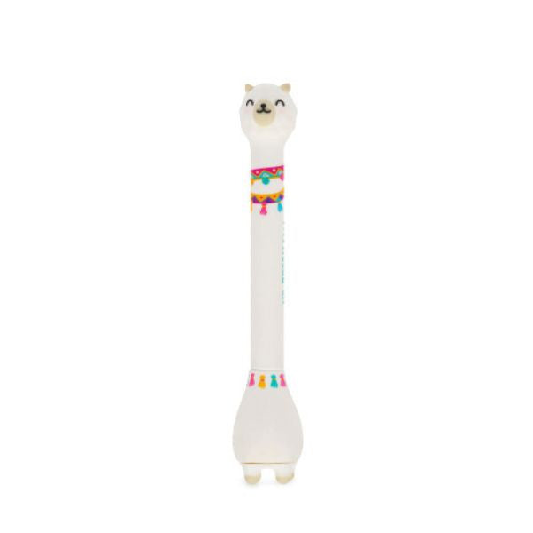 Standing Llama Ballpoint Pen with Base