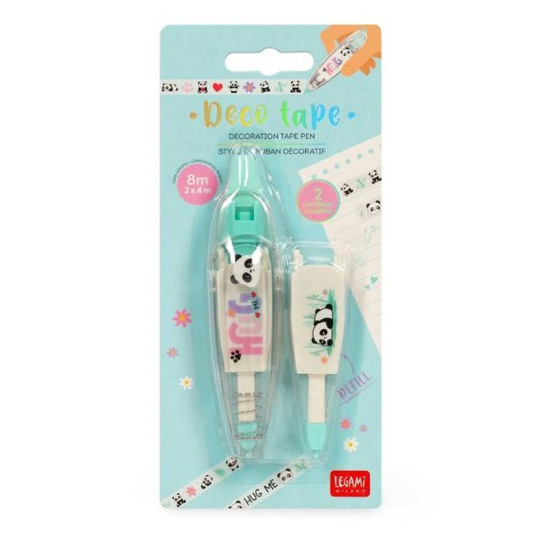 Panda Deco Roller Stamp Black Ink