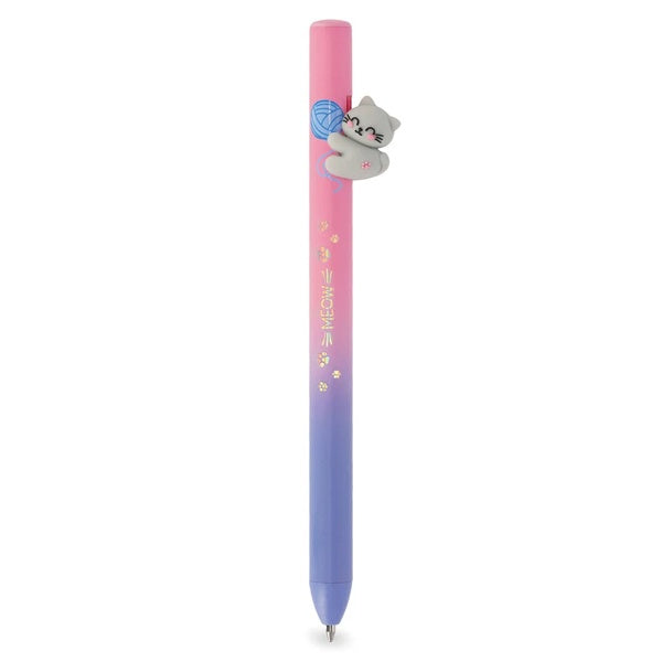 Hugging Retractable Ballpoint Pen Kitty