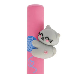 Hugging Retractable Ballpoint Pen Kitty