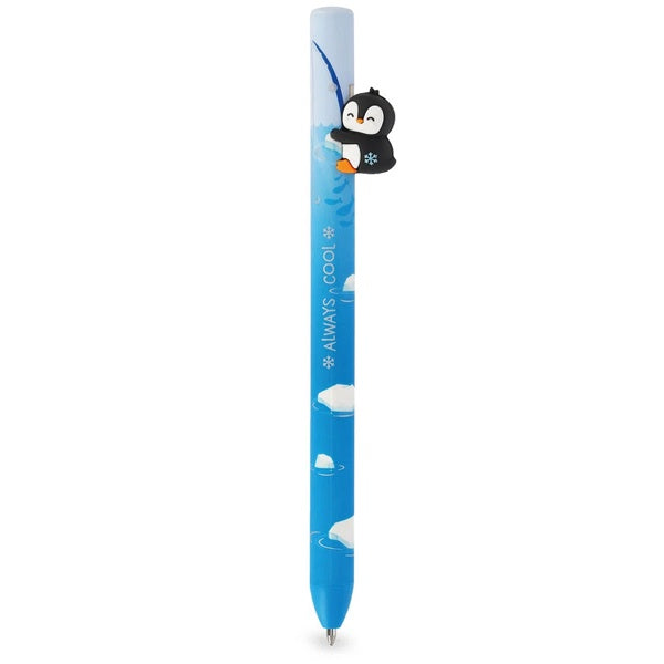Hugging Retractable Ballpoint Pen Penguin