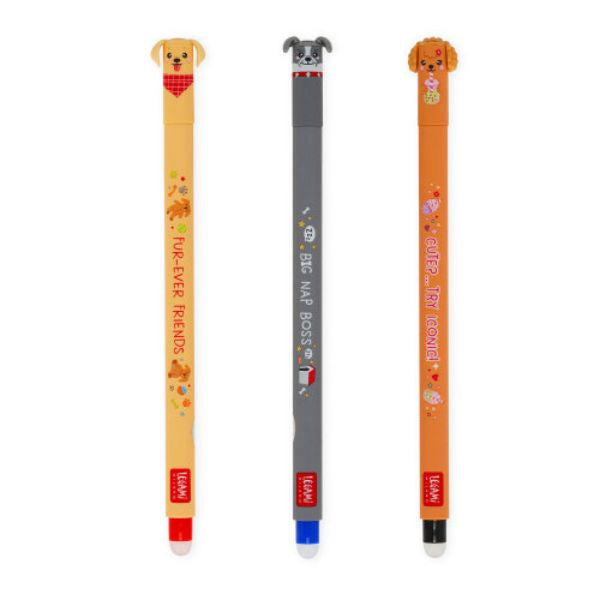 Fur-ever Friends Erasable Pens Set of Three
