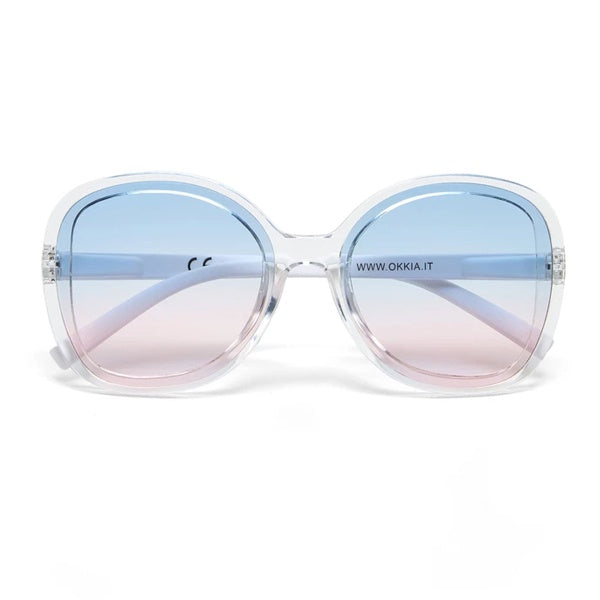 Okkia Transparent Clear Bi-Colour Lens Anna Sunglasses OK019