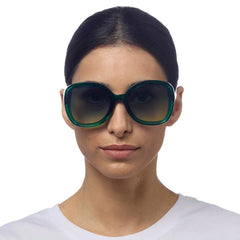 Okkia Anna Transparent Green Sunglasses