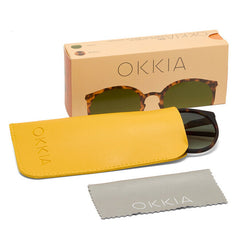 Okkia Berlino Classic Havana Sunglasses