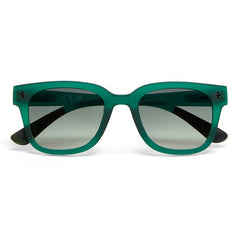 Okkia Giovanni Transparent Green Sunglasses