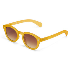 Okkia Milano Transparent Yellow with Brown Gradient Lens Sunglasses