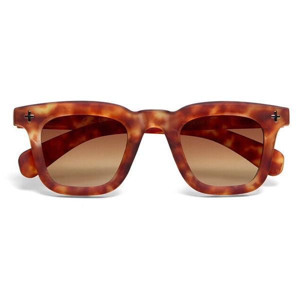 Okkia Firenze Sahara Havana with Brown Gradient Lens Sunglasses