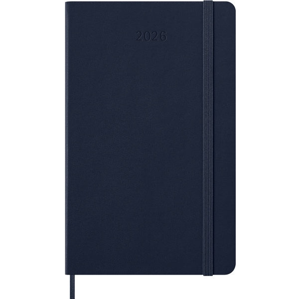 Moleskine 2026 12M Weekly Planner Large Sapphire Blue Hardcover