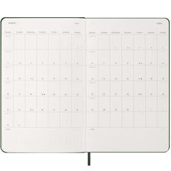 Moleskine 2026 12M Weekly Planner Large Myrtle Green Hardcover