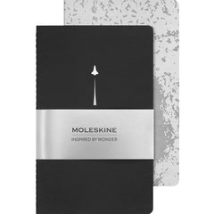 Moleskine NASA Cahiers Set of 2 Large Plain Journals