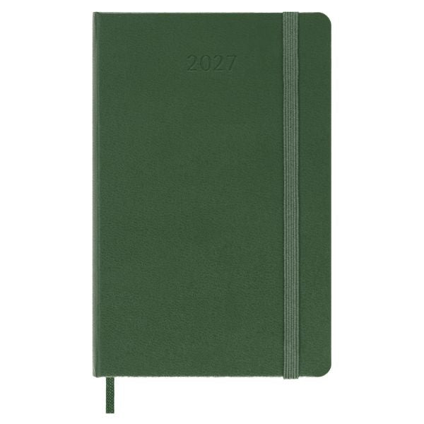 Moleskine 2027 Daily Pocket Planner Myrtle Green Soft Cover