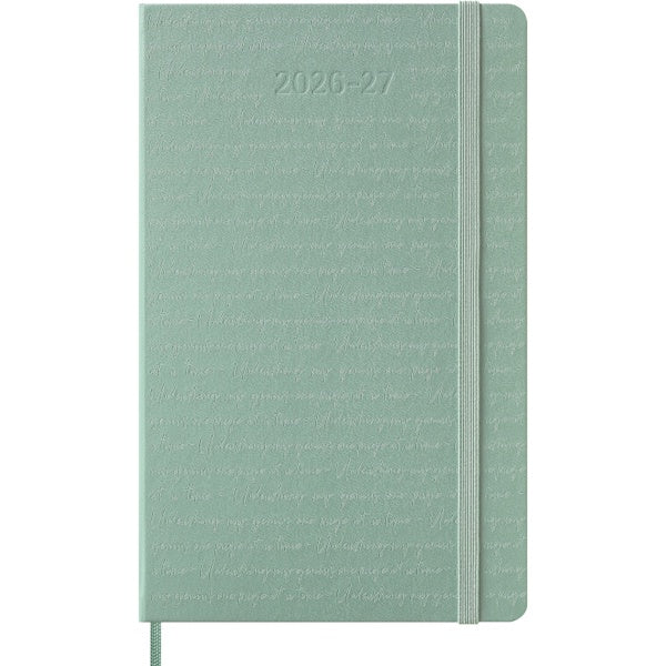 Moleskine Academic 2026/2027 Weekly Diary Large Sage Green Hard