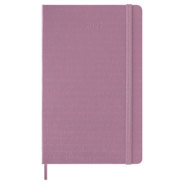Moleskine 2027 Daily Planner Large Majestic Pink Hard Cover