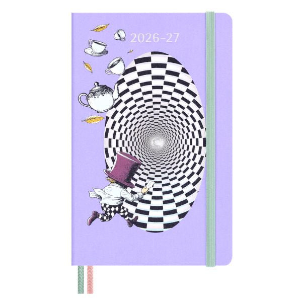 Moleskine Academic 2026/2027 Alice In Wonderland Weekly Diary Large Hard
