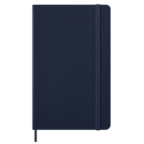 Moleskine 2027 Daily Planner Large Saphire Blue Hard Cover