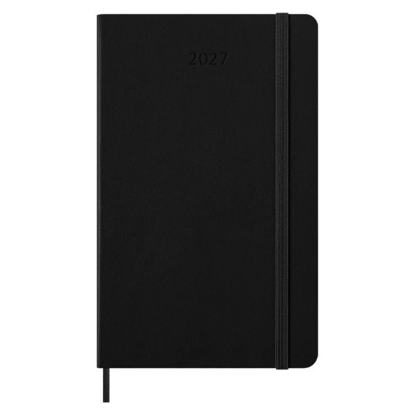 Moleskine 2027 Large Classic Daily Diary Black Hard Cover