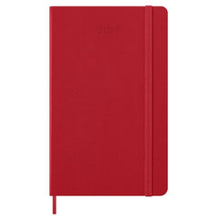 Moleskine 2027 Daily Planner Large Red Hard Cover