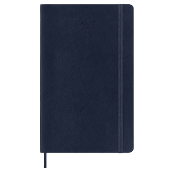 Moleskine 2027 Daily Planner Large Saphire Blue Soft Cover