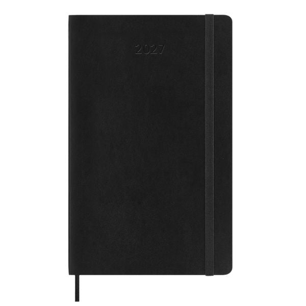 Moleskine 2027 Large Classic Daily Diary Black Soft Cover