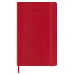 Moleskine 2027 Daily Planner Large Red Soft Cover