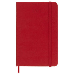 Moleskine 2027 Daily Pocket Planner Red Hard Cover