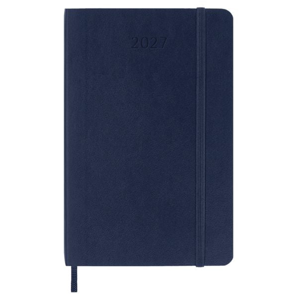 Moleskine 2027 Daily Pocket Planner Saphire Blue Soft Cover