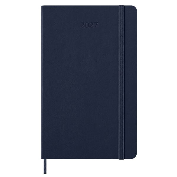 Moleskine 2027 Weekly Diary Large Saphire Blue Hard Cover