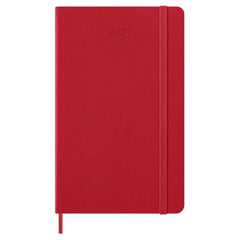 Moleskine 2027 Weekly Diary Large Red Hard Cover