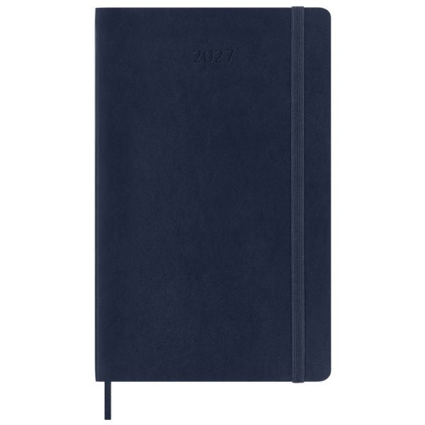 Moleskine 2027 Weekly Diary Large Saphire Blue Soft Cover