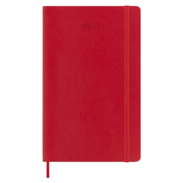 Moleskine 2027 Weekly Diary Large Red Soft