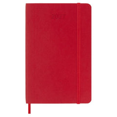 Moleskine 2027 Weekly Pocket Diary Red Soft Cover