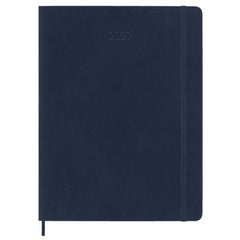 Moleskine 2027 XL Weekly Diary Saphire Blue Soft Cover