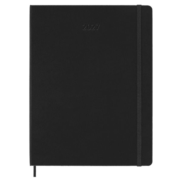 Moleskine 2027 XL Weekly Diary, Hard Cover Black