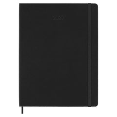Moleskine 2027 XL Weekly Diary, Hard Cover Black