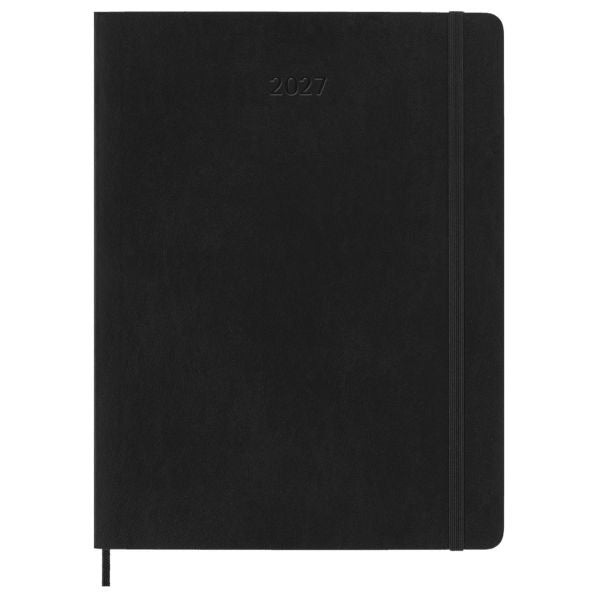 Moleskine 2027 XL Weekly Diary Black Soft Cover