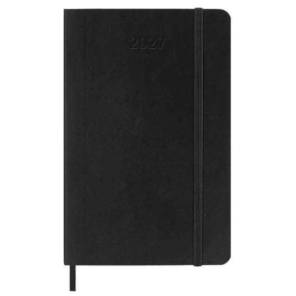 Moleskine 2027 Weekly Horizontal Pocket Planner Black Soft Cover