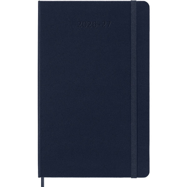 Moleskine Academic 2026/2027 Weekly Diary Large Saphire Blue Hard