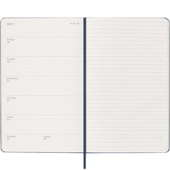 Moleskine Academic 2026/2027 Weekly Diary Large Saphire Blue Hard
