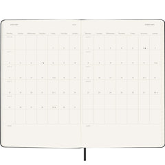 Moleskine Academic 2026/2027 Weekly Diary Large Black Hard