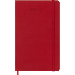 Moleskine Academic 2026/2027 Weekly Diary Large Red Hard