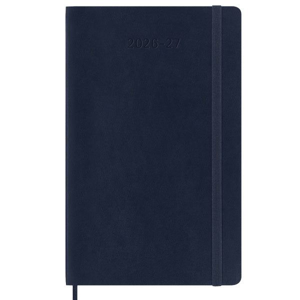 Moleskine Academic 2026/2027 Weekly Diary Large Saphire Blue Soft