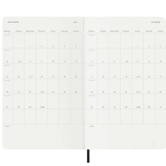 Moleskine Academic 2026/2027 Weekly Diary Large Black Soft