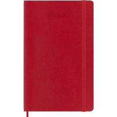Moleskine Academic 2026/2027 Weekly Diary Large Red Soft
