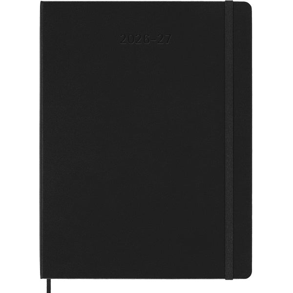 Moleskine Academic 2026/2027 Weekly Diary XL Black Hard