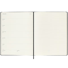 Moleskine Academic 2026/2027 Weekly Diary XL Black Hard